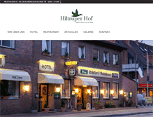 Tablet Screenshot of hiltruper-hof.de